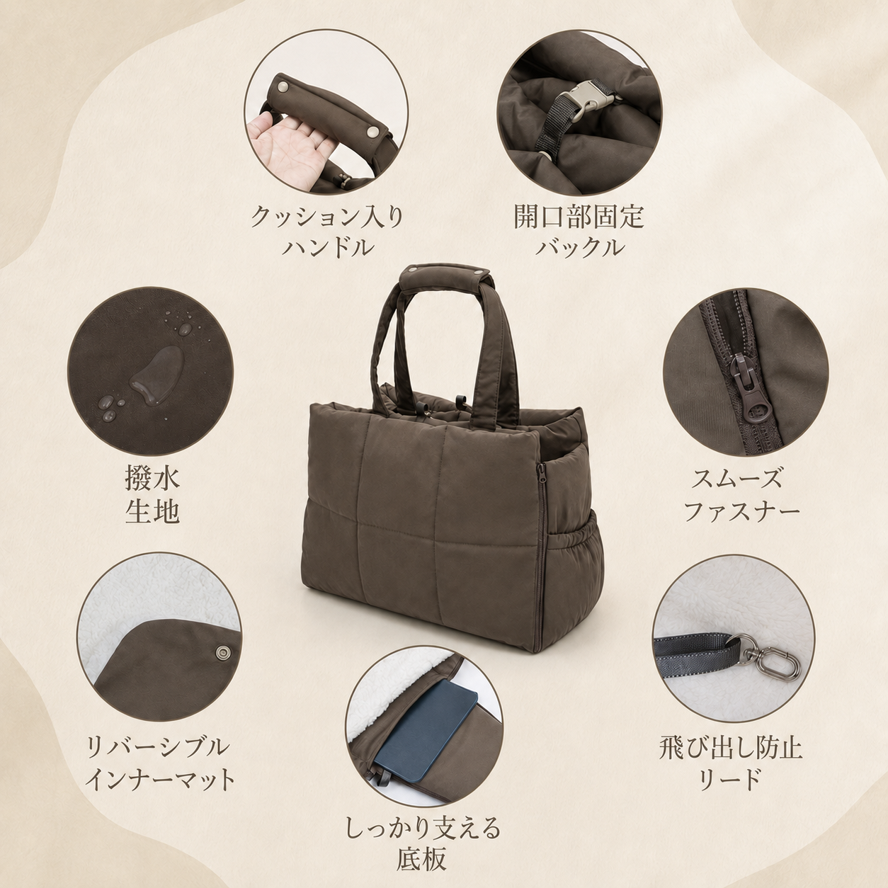 FUWAI よりそいネスト 【4WAY ペットキャリーバッグ】